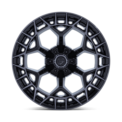 17x9 Fuel Off-Road FC873 Charger Gloss Black Brushed Dark Tint Wheel 6x135 (1mm)