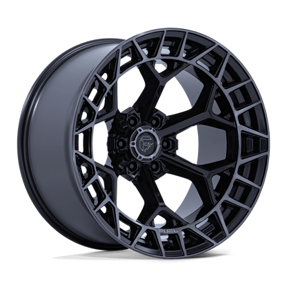 22x12 Fuel FC873 Charger Gloss Black Brushed Face Dark Tint Wheel 6x5.5 (-44mm)