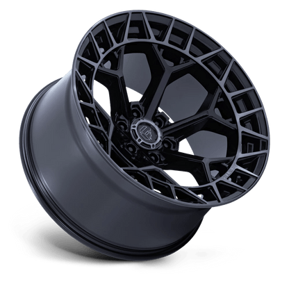 22x12 Fuel FC873 Charger Gloss Black Brushed Face Dark Tint Wheel 6x5.5 (-44mm)