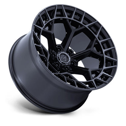 22x12 Fuel FC873 Charger Gloss Black Brushed Face Dark Tint Wheel 6x135 (-44mm)