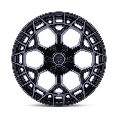 22x12 Fuel FC873 Charger Gloss Black Brushed Face Dark Tint Wheel 6x5.5 (-44mm)