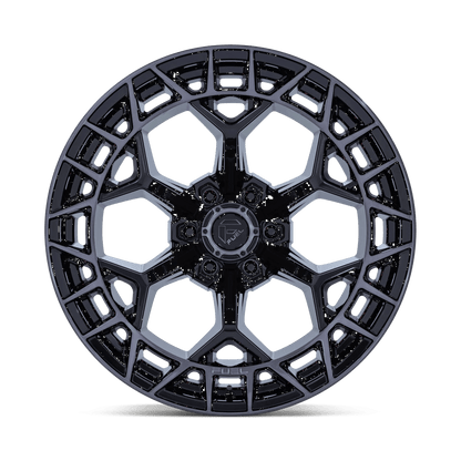 20x10 Fuel FC873 Charger Gloss Black Brushed Face Dark Tint Wheel 6x5.5 (-18mm)