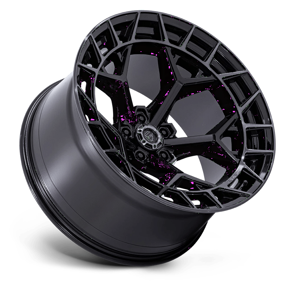 20x9 Fuel FC873 Charger Gloss Black Brushed Face Dark Tint Wheel 5x5 (1mm)