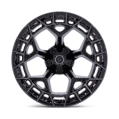 20x9 Fuel FC873 Charger Gloss Black Brushed Face Dark Tint Wheel 5x5 (1mm)