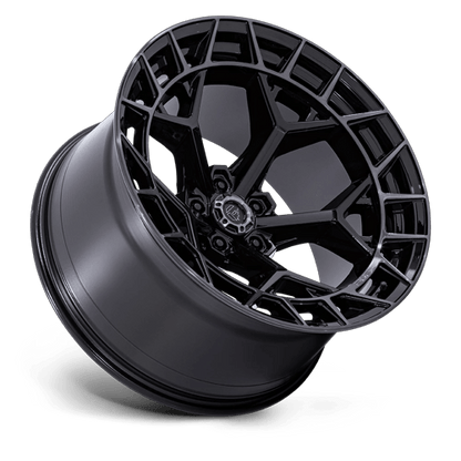 22x12 Fuel Off-Road FC873 Charger Gloss Black Brushed Dark Wheel 5x5 (-44mm)