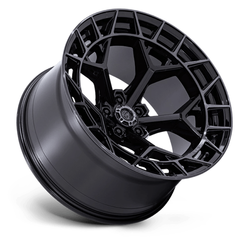 22x12 Fuel Off-Road FC873 Charger Gloss Black Brushed Dark Wheel 5x5 (-44mm)