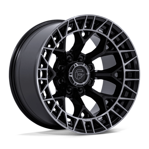 20x10 Fuel FC873 Charger Gloss Black Brushed Face Dark Tint Wheel 8x170 (-18mm)