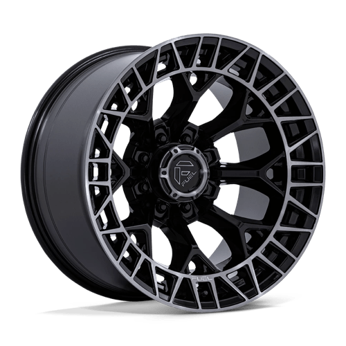 20x10 Fuel FC873 Charger Gloss Black Brushed Face Dark Tint Wheel 8x6.5 (-18mm)