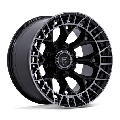 20x10 Fuel FC873 Charger Gloss Black Brushed Face Dark Tint Wheel 8x6.5 (-18mm)