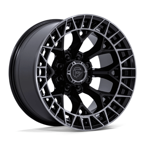 20x10 Fuel FC873 Charger Gloss Black Brushed Face Dark Tint Wheel 8x180 (-18mm)