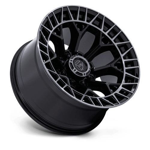 20x10 Fuel FC873 Charger Gloss Black Brushed Face Dark Tint Wheel 8x180 (-18mm)