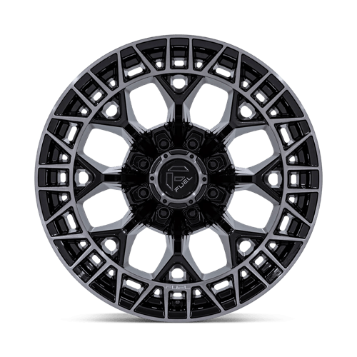 20x10 Fuel FC873 Charger Gloss Black Brushed Face Dark Tint Wheel 8x6.5 (-18mm)