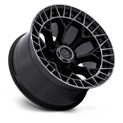 20x9 Fuel FC873 Charger Gloss Black Brushed Face Dark Tint Wheel 8x180 (1mm)