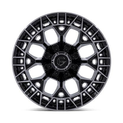 20x9 Fuel FC873 Charger Gloss Black Brushed Face Dark Tint Wheel 8x6.5 (1mm)