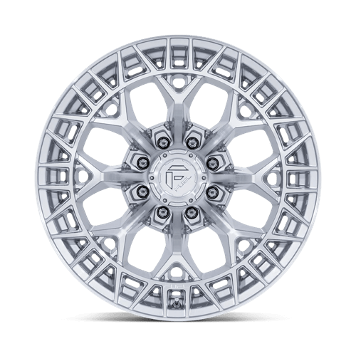 20x9 Fuel Off-Road FC873 Charger Gloss Silver W/ Machined Face Wheel 8x6.5 (1mm)