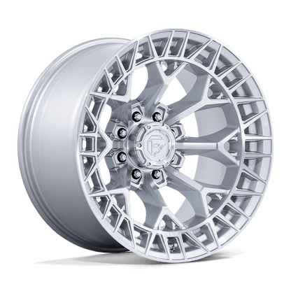 22x12 Fuel Off-Road FC873 Charger Gloss Silver Machined Face Wheel 8x180 (-44mm)