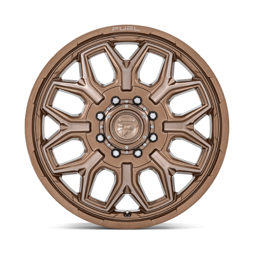 20x8.25 Fuel Off-Road D876 Flux Platinum Bronze DUALLY REAR Wheel 8x170 (-227mm)