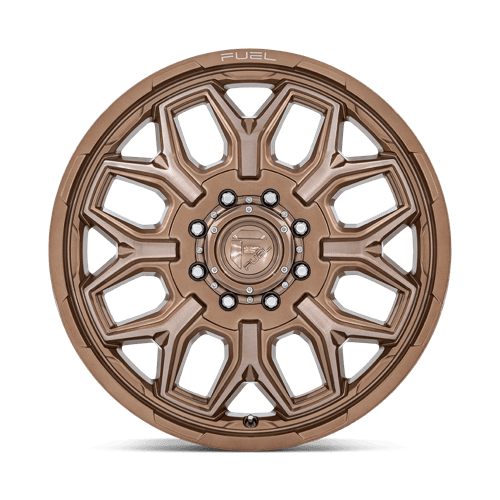 20x8.25 Fuel Off-Road D876 Flux Platinum Bronze DUALLY FRONT Wheel 8x170 (104mm)