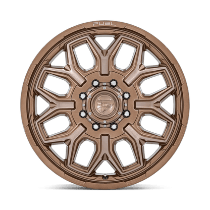 20x8.25 Fuel Off-Road D876 Flux Platinum Bronze DUALLY FRONT Wheel 8x170 (104mm)
