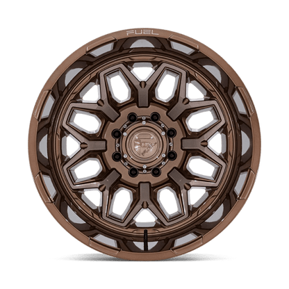 20x8.25 Fuel Off-Road D876 Flux Platinum Bronze DUALLY REAR Wheel 8x200 (-201mm)