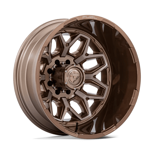 20x8.25 Fuel Off-Road D876 Flux Platinum Bronze DUALLY REAR Wheel 8x6.5 (-227mm)