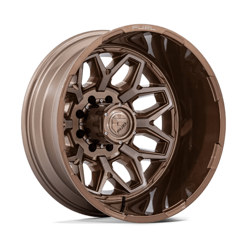 20x8.25 Fuel Off-Road D876 Flux Platinum Bronze DUALLY FRONT Wheel 8x210 (104mm)
