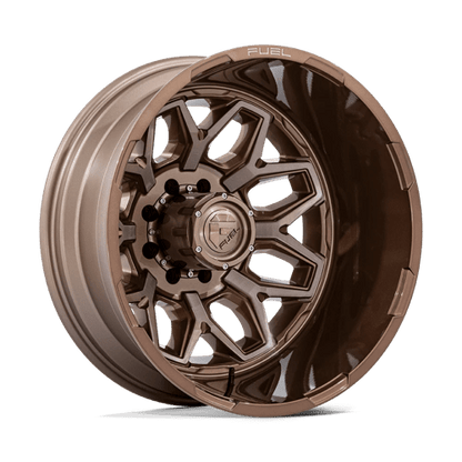 20x8.25 Fuel Off-Road D876 Flux Platinum Bronze DUALLY FRONT Wheel 8x210 (104mm)