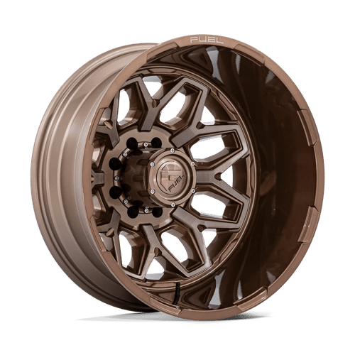 20x8.25 Fuel Off-Road D876 Flux Platinum Bronze DUALLY FRONT Wheel 8x200 (104mm)