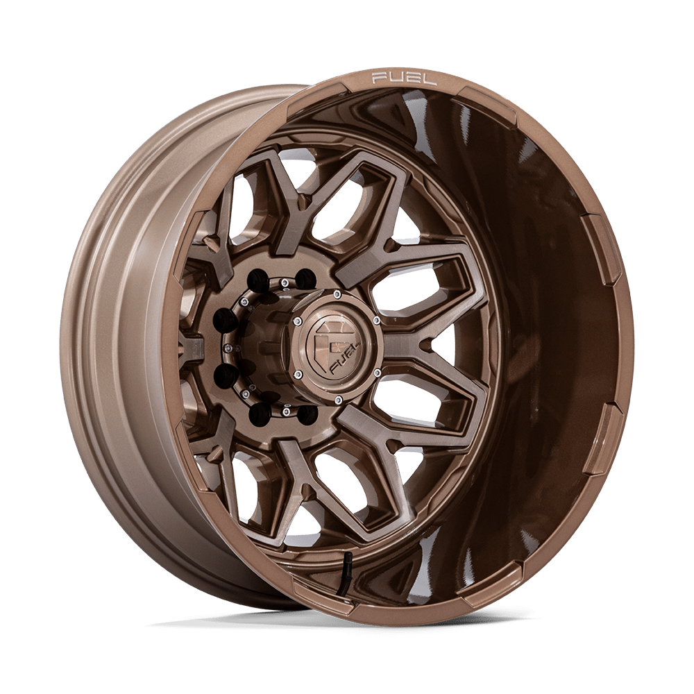 20x8.25 Fuel Off-Road D876 Flux Platinum Bronze DUALLY FRONT Wheel 8x6.5 (104mm)