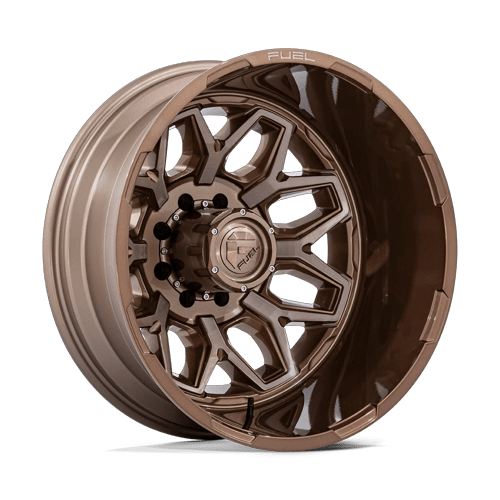 20x8.25 Fuel Off-Road D876 Flux Platinum Bronze DUALLY REAR Wheel 8x210 (-246mm)