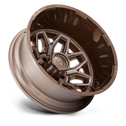 20x8.25 Fuel Off-Road D876 Flux Platinum Bronze DUALLY FRONT Wheel 8x170 (104mm)