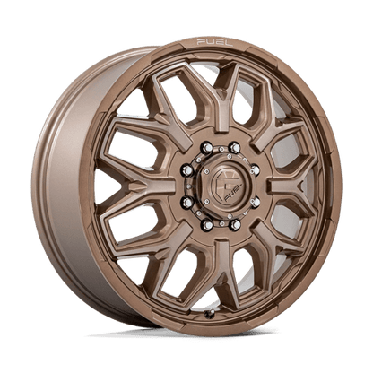 22x8.25 Fuel Off-Road D876 Flux Platinum Bronze DUALLY FRONT Wheel 8x200 (104mm)