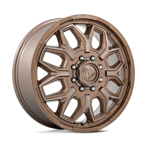 22x8.25 Fuel Off-Road D876 Flux Platinum Bronze DUALLY FRONT Wheel 8x210 (104mm)