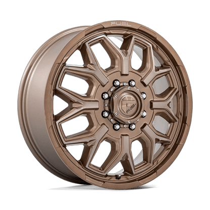 22x8.25 Fuel Off-Road D876 Flux Platinum Bronze DUALLY FRONT Wheel 8x6.5 (104mm)