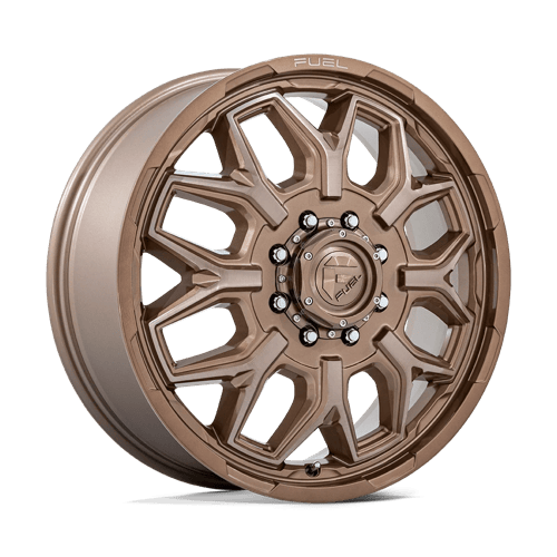 22x8.25 Fuel Off-Road D876 Flux Platinum Bronze DUALLY FRONT Wheel 8x210 (104mm)