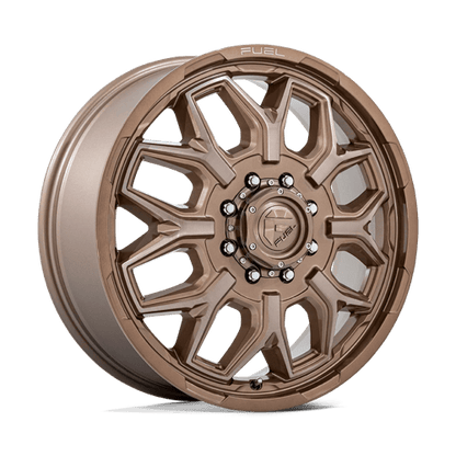 22x8.25 Fuel Off-Road D876 Flux Platinum Bronze DUALLY FRONT Wheel 8x210 (104mm)