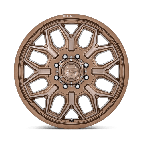 22x8.25 Fuel Off-Road D876 Flux Platinum Bronze DUALLY FRONT Wheel 8x200 (104mm)