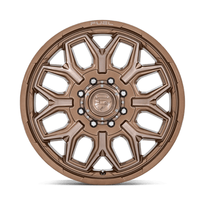 22x8.25 Fuel Off-Road D876 Flux Platinum Bronze DUALLY FRONT Wheel 8x210 (104mm)