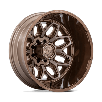22x8.25 Fuel Off-Road D876 Flux Platinum Bronze DUALLY REAR Wheel 8x170 (-201mm)