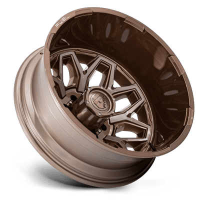 22x8.25 Fuel Off-Road D876 Flux Platinum Bronze DUALLY REAR Wheel 8x200 (-201mm)