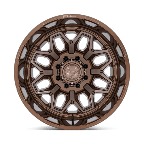 22x8.25 Fuel Off-Road D876 Flux Platinum Bronze DUALLY REAR Wheel 8x170 (-201mm)