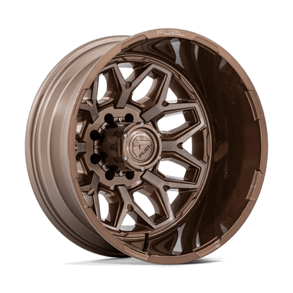 22x8.25 Fuel Off-Road D876 Flux Platinum Bronze DUALLY REAR Wheel 8x6.5 (-227mm)