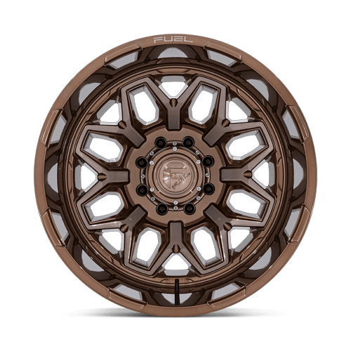 22x8.25 Fuel Off-Road D876 Flux Platinum Bronze DUALLY REAR Wheel 8x6.5 (-227mm)