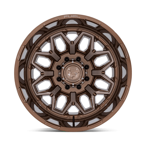 22x8.25 Fuel Off-Road D876 Flux Platinum Bronze DUALLY REAR Wheel 8x200 (-227mm)