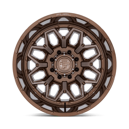 22x8.25 Fuel Off-Road D876 Flux Platinum Bronze DUALLY REAR Wheel 8x200 (-227mm)