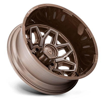22x8.25 Fuel Off-Road D876 Flux Platinum Bronze DUALLY REAR Wheel 8x210 (-246mm)