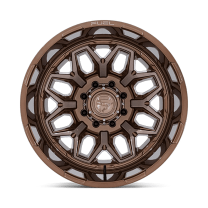 22x8.25 Fuel Off-Road D876 Flux Platinum Bronze DUALLY REAR Wheel 8x6.5 (-246mm)