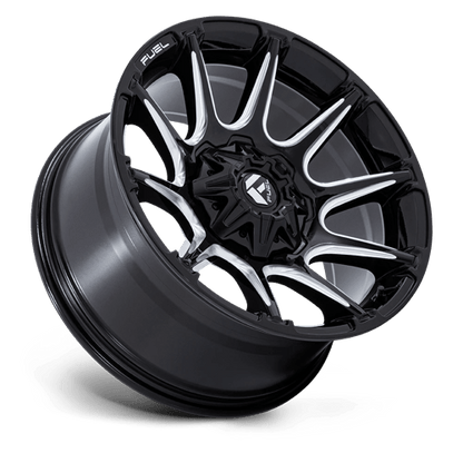 22x10 Fuel Off-Road FC880 Super C Gloss Black Milled Wheel Blank (-18mm)