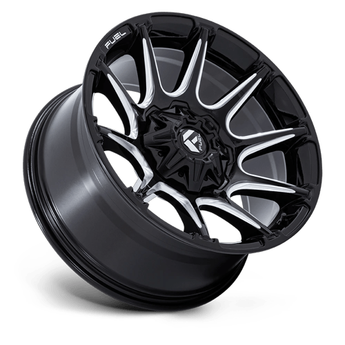 22x10 Fuel Off-Road FC880 Super C Gloss Black Milled Wheel 8x180 (10mm)