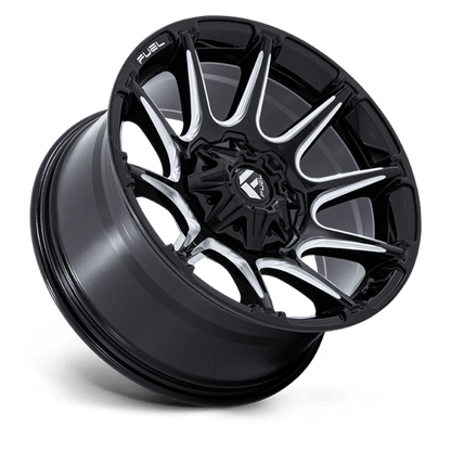 22x10 Fuel Off-Road FC880 Super C Gloss Black Milled Wheel 8x180 (10mm)